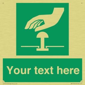 Custom Safe condition: Emergency stop button